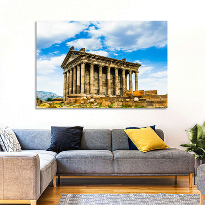 Temple of Garni Vintage Landscape Wall Art