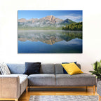 Pyramid Mountain Reflection Wall Art