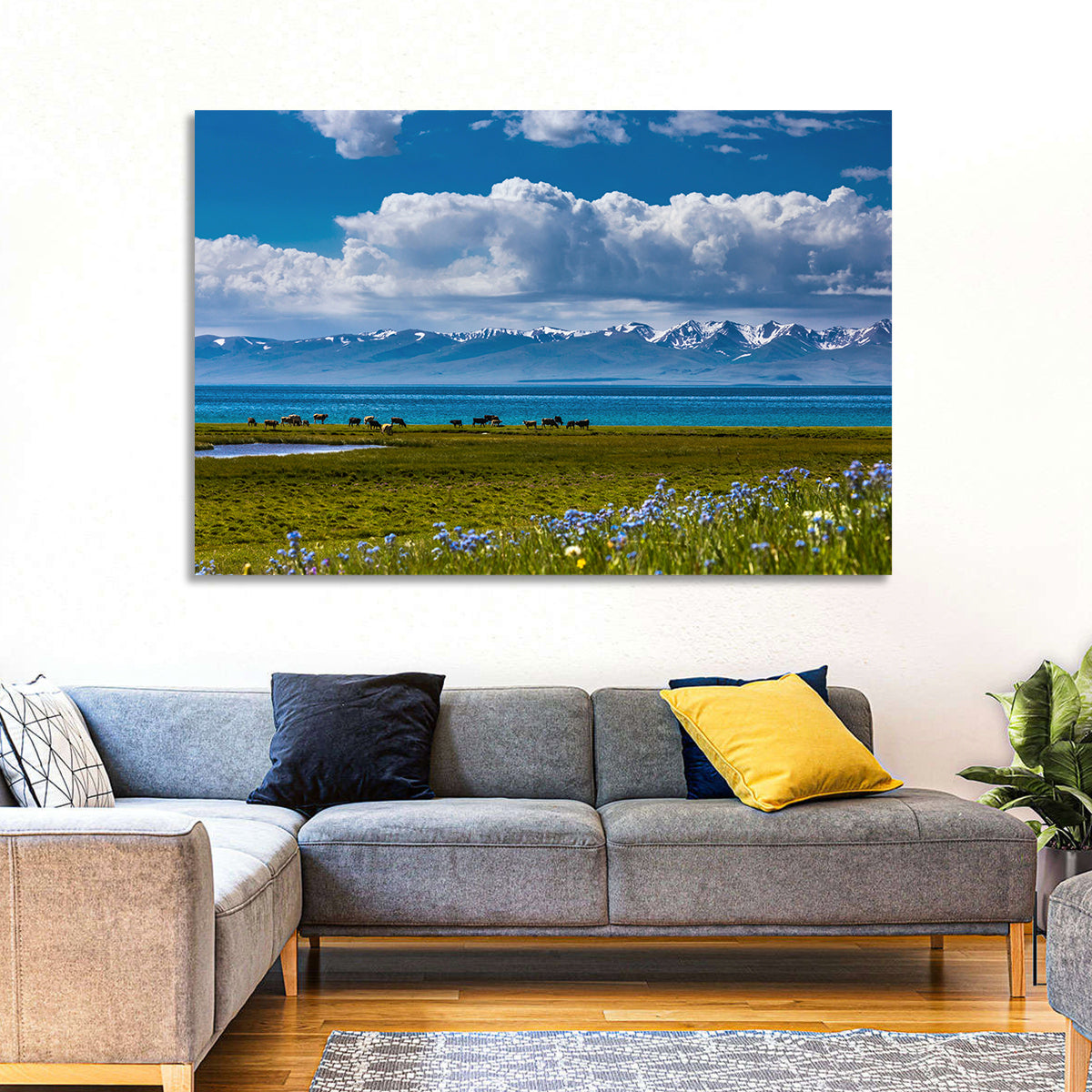 Song Kol Wildflower Shore Wall Art