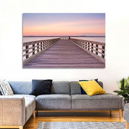 New Haven Wooden Pier Wall Art