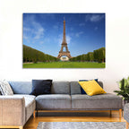 Eiffel Tower Park View Wall Art