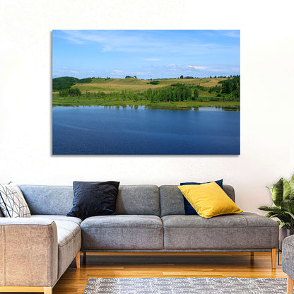 Pskov Lake Landscape Wall Art