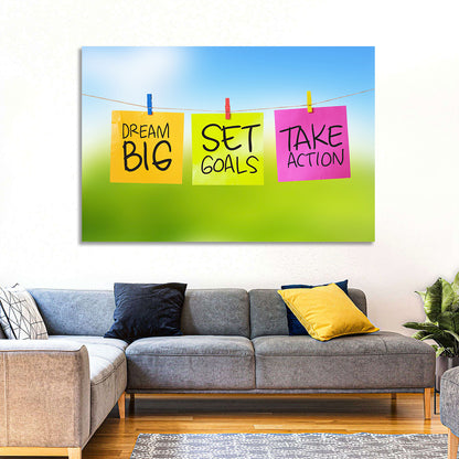 Dream Big Sticky Note Trio Wall Art