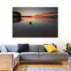 Lake Lanier Buoys at Sunset Wall Art