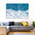 Blue Sea Stormy Wave Wall Art