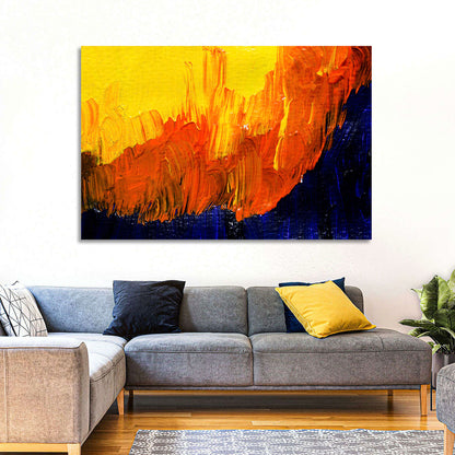 Mountain Ridge Abstract Wall Art