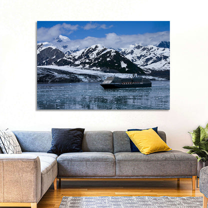 Cruise Ship in Yakutat Bay Wall Art