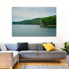 Otsego Lake View with Stone Tower Wall Art