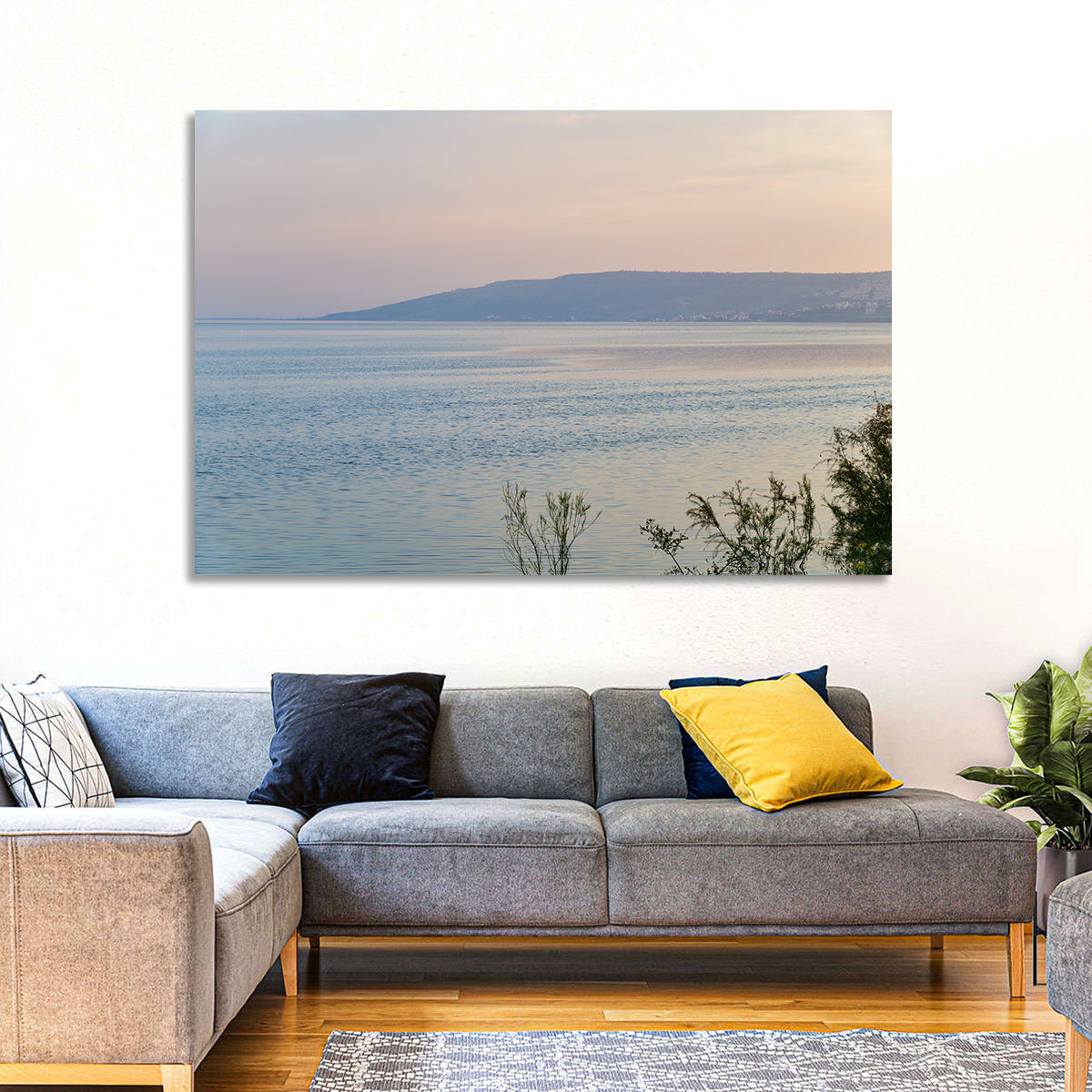 Sea of Galilee at Dusk Wall Art