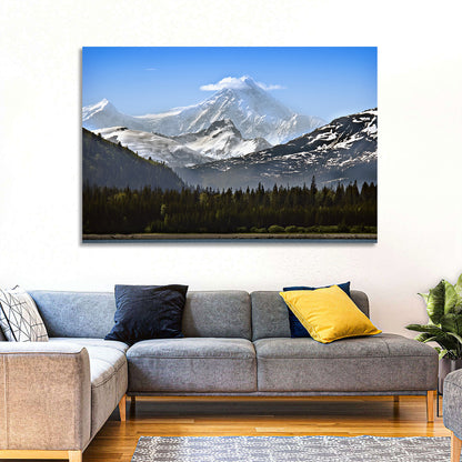 Glacier Bay Snow-capped Peak Wall Art