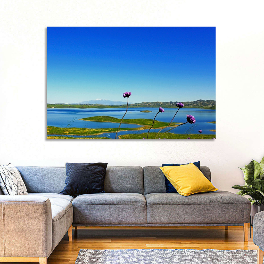 Lake Mathews Wildflower View Wall Art