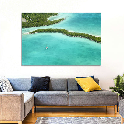 Turquoise Bahamas Islands Wall Art