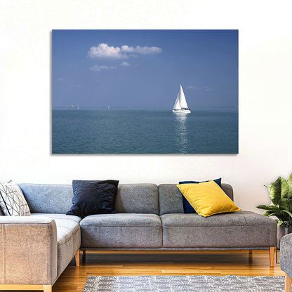Sailboat on Lake Balaton Wall Art