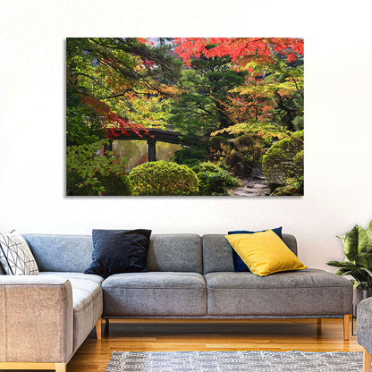 Rinoji Temple Autumn Garden Wall Art