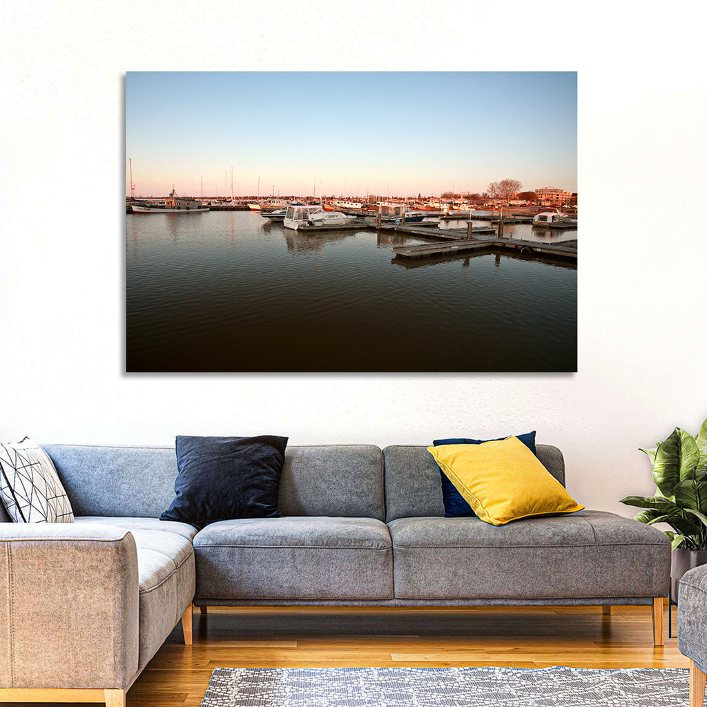 Gimli Marina Dock, Lake Winnipeg Wall Art