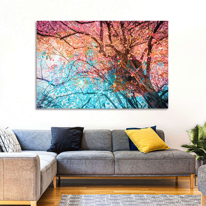 Autumn Canopy Abstract Wall Art
