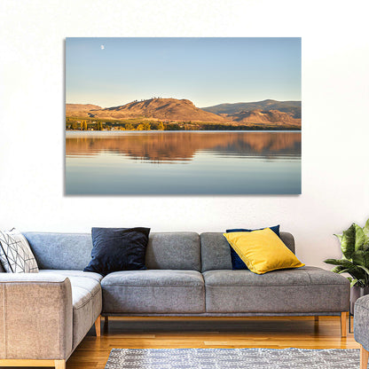 Osoyoos Lake Moonlit Reflection Wall Art