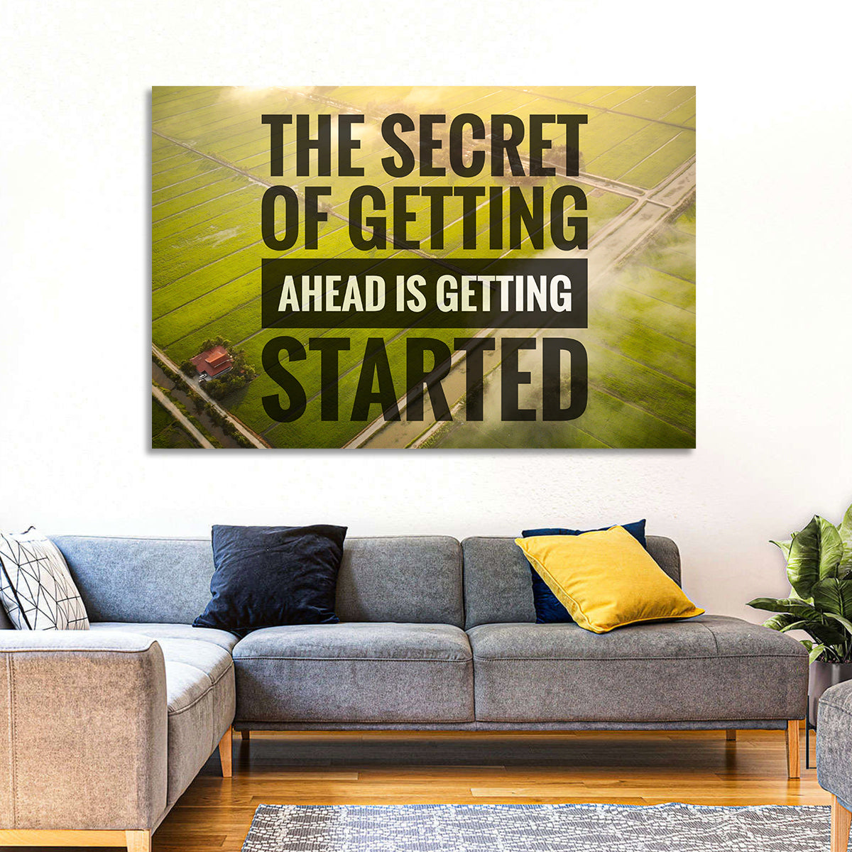 Getting Started Sunlit Farmland Wall Art