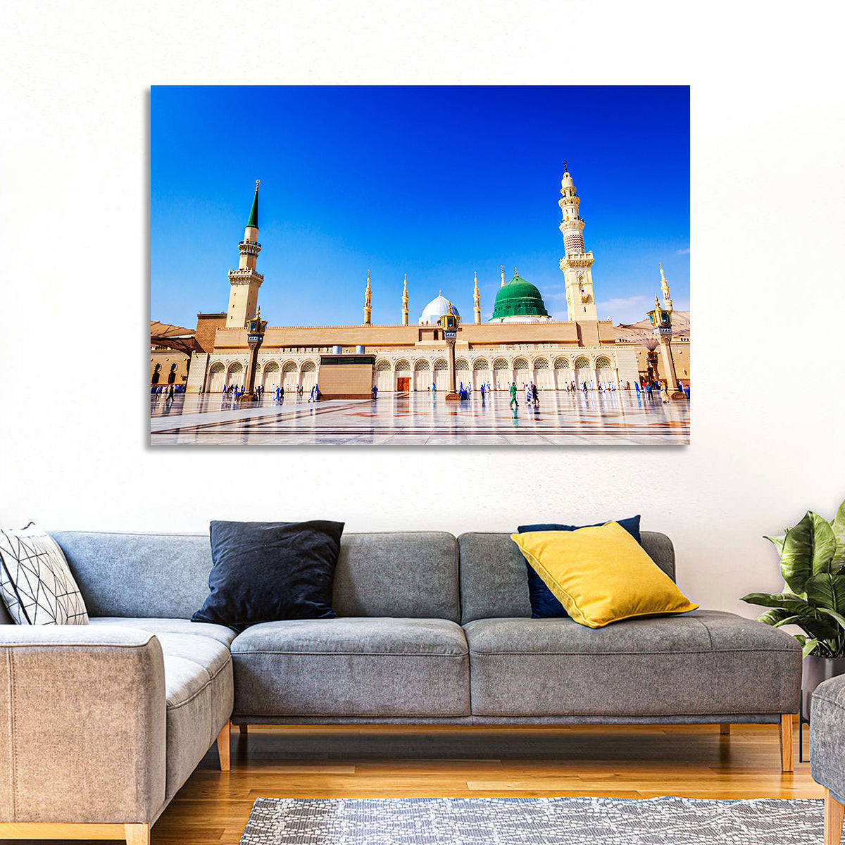 Al-masjid An-nabawi, Medina Wall Art in a room, landscape