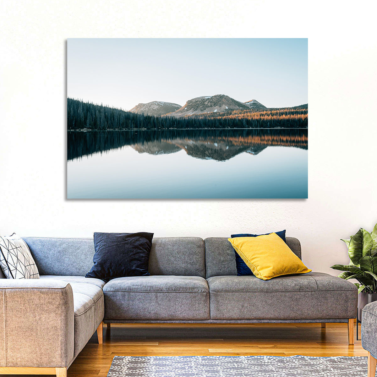 Mirror Lake Utah Reflection Wall Art