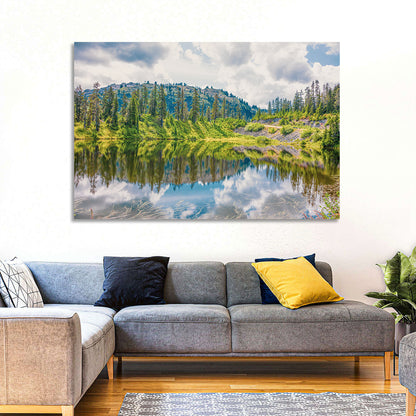 Highwood Lake Reflection Wall Art