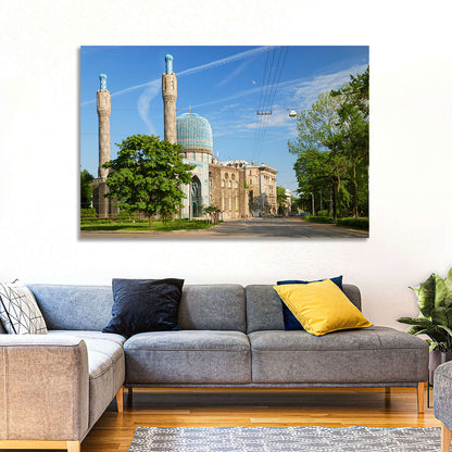 Saint Petersburg Mosque Blue Dome Wall Art