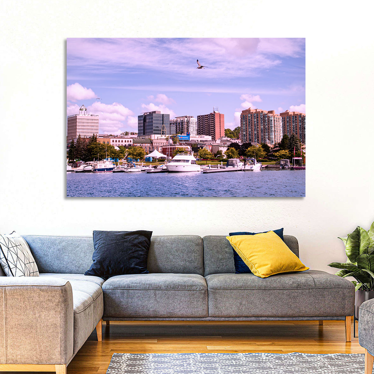 Barrie Lakefront Skyline Wall Art