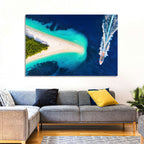 Zlatni Rat Beach Aerial, Bol Croatia Wall Art