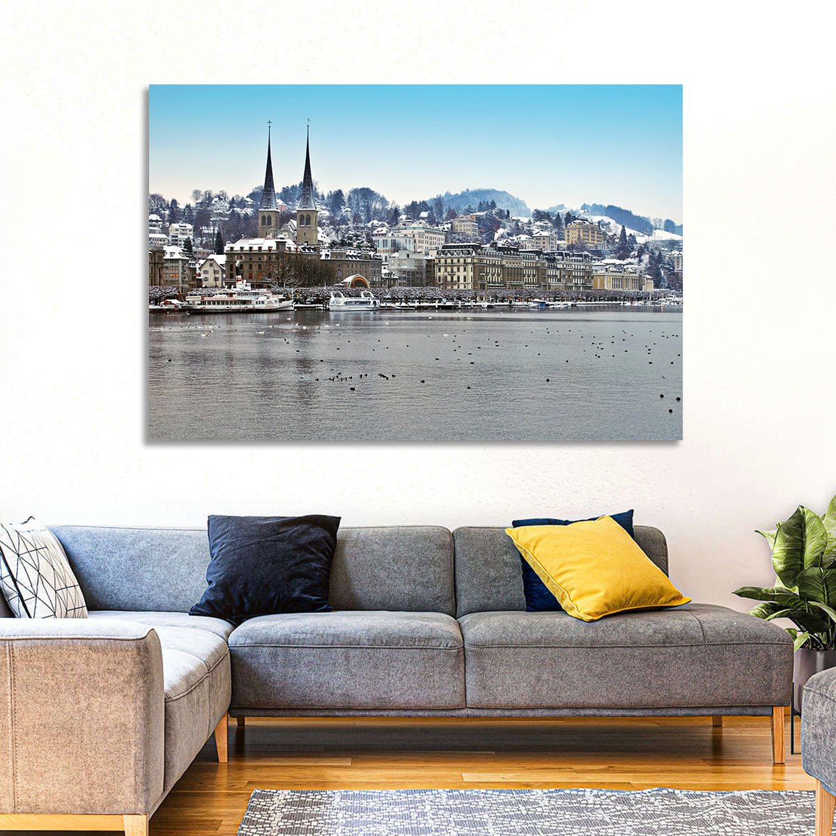Hofkirche Lucerne Cityscape Wall Art