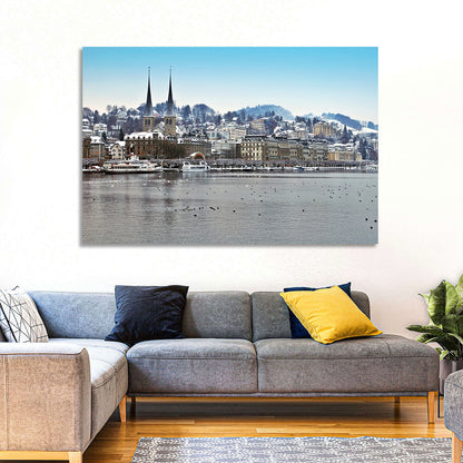 Hofkirche Lucerne Cityscape Wall Art