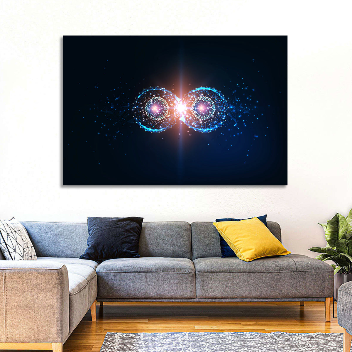 Polygonal Infinity Loop Wall Art