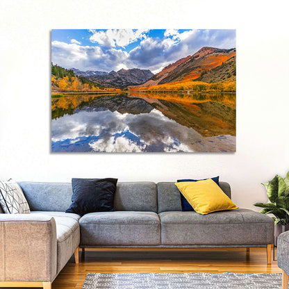 North Lake Autumn Reflection Wall Art
