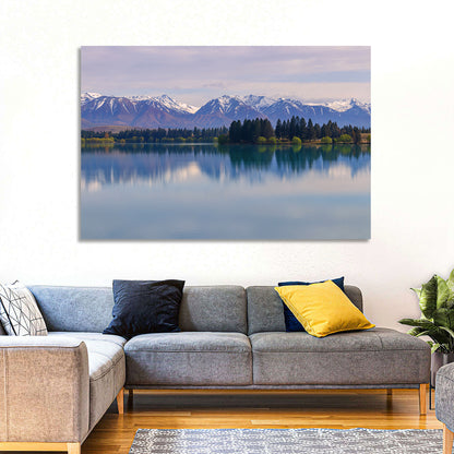 Ruataniwha Lake Reflection Wall Art