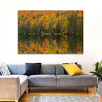 Ottawa National Forest Autumn Reflection Wall Art