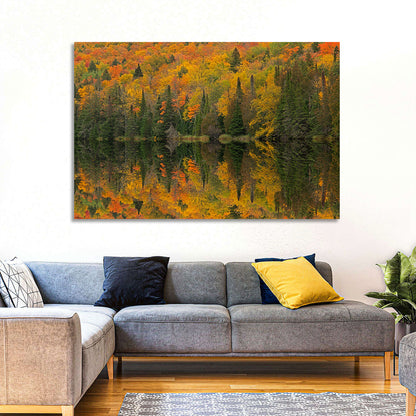 Ottawa National Forest Autumn Reflection Wall Art