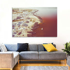 Lake Retba Shoreline Aerial Wall Art