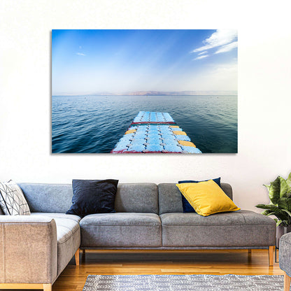Galilee Floating Dock at Tiberias Wall Art