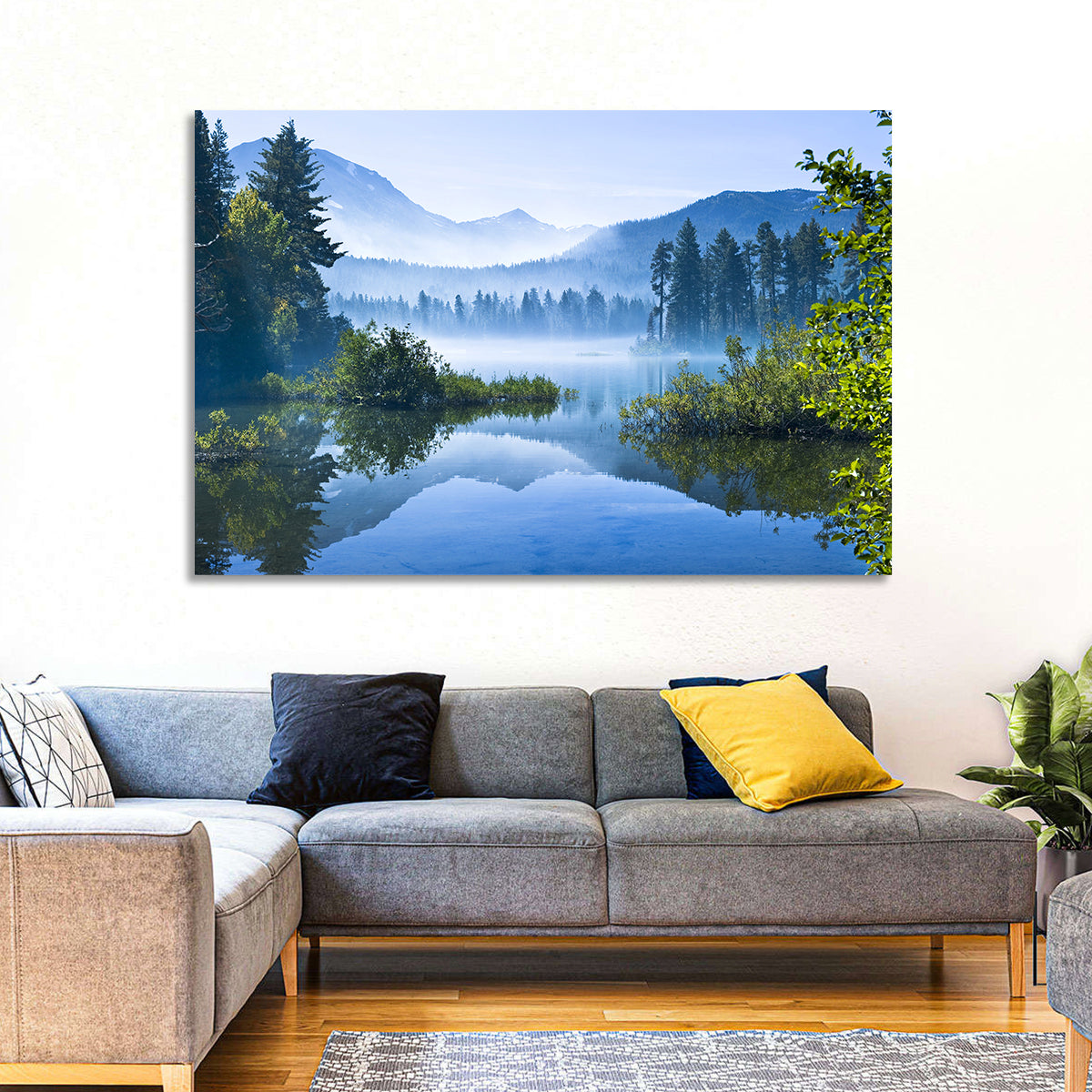 Lassen Morning Reflection Wall Art