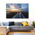 Mobile Bay Bridge at Sunset Wall Art