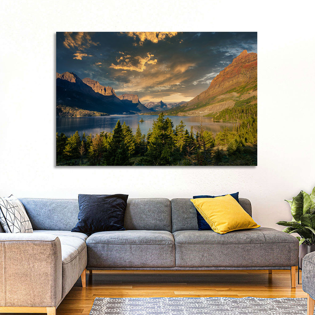 Wild Goose Island, St. Mary Lake Wall Art