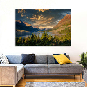 Montana Mountain Lake Wall Art