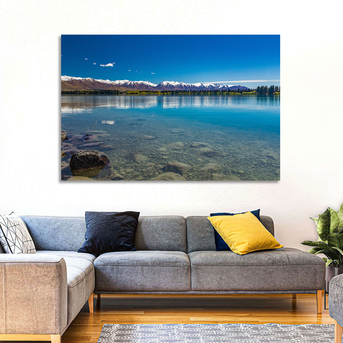 Lake Ruataniwha Reflection Wall Art