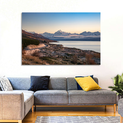 Mount Cook Over Lake Pukaki Wall Art