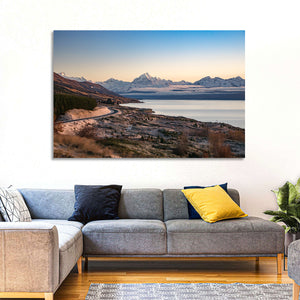 Mount Cook from Lake Pukaki Wall Art