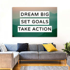 Dream Big Set Goals Wall Art