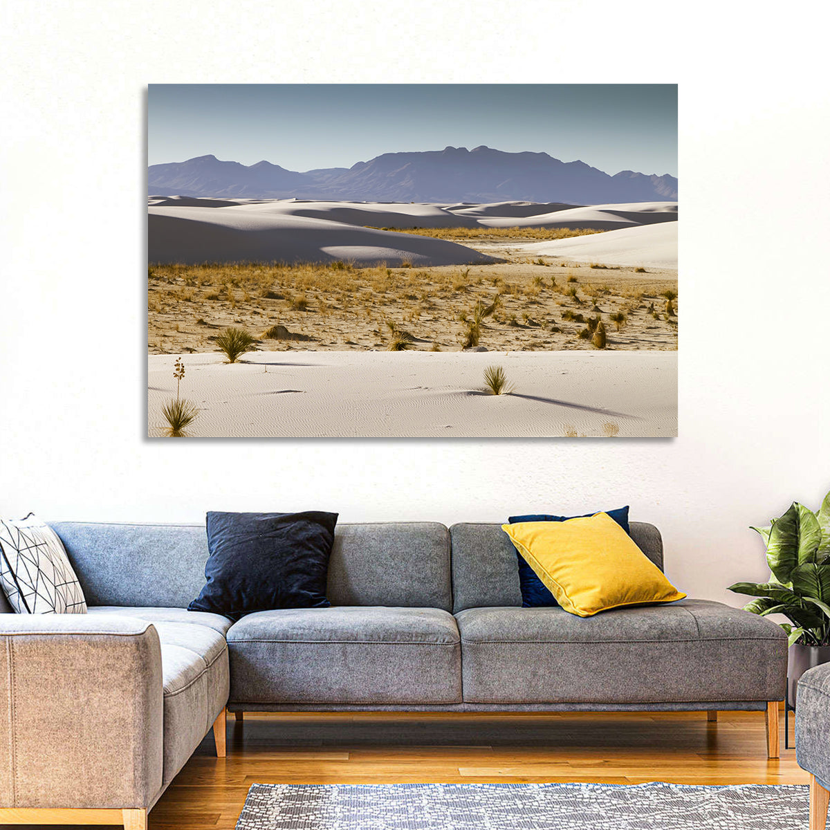 White Sands Dunes, New Mexico Wall Art in a room, landscape