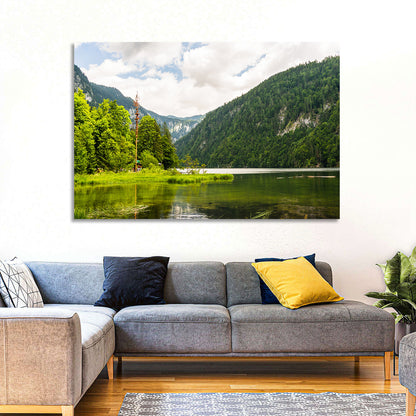 Maypole at Lake Toplitz Wall Art