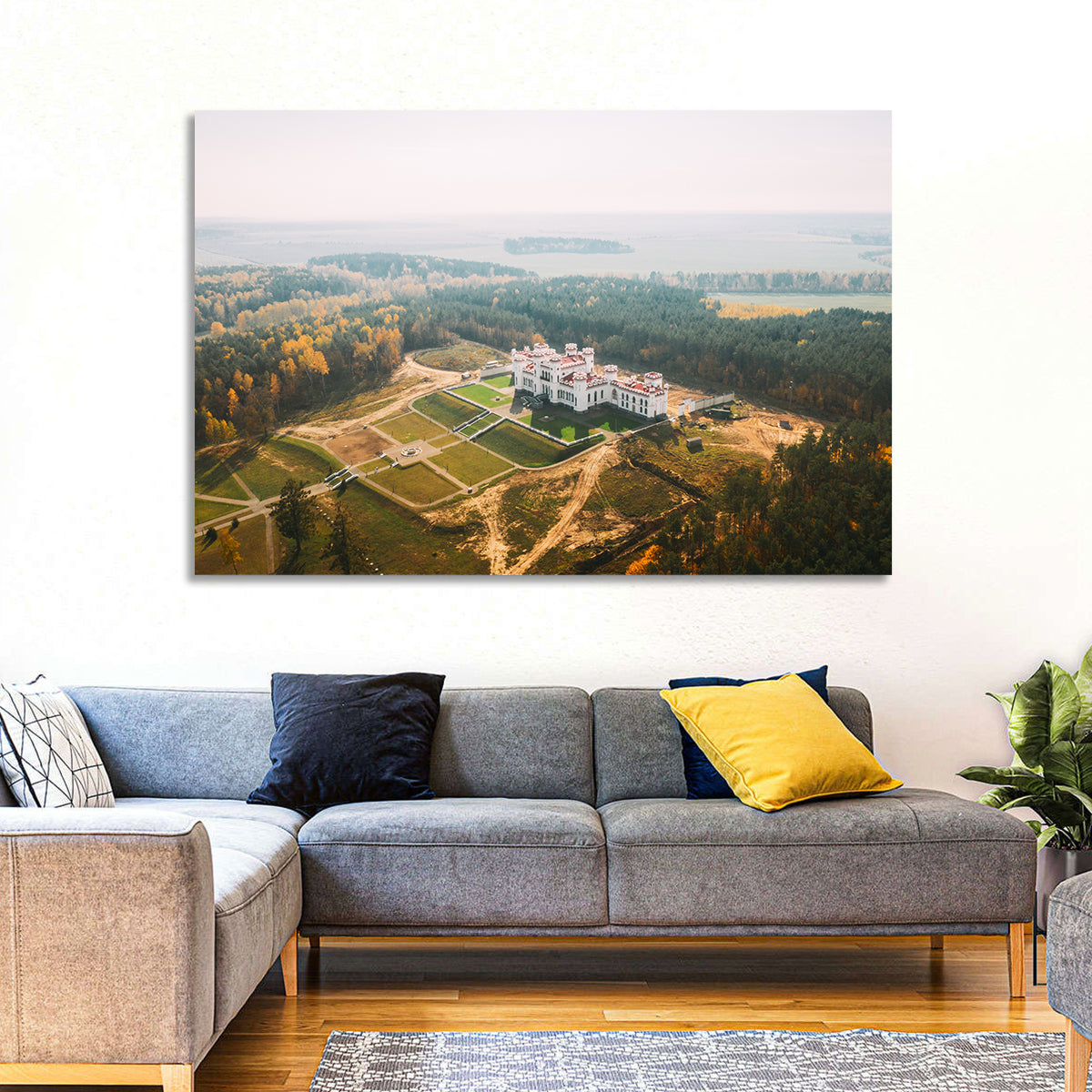 Kosava Castle Aerial View Wall Art
