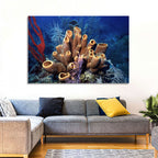 Belize Reef Sponge Scene Wall Art