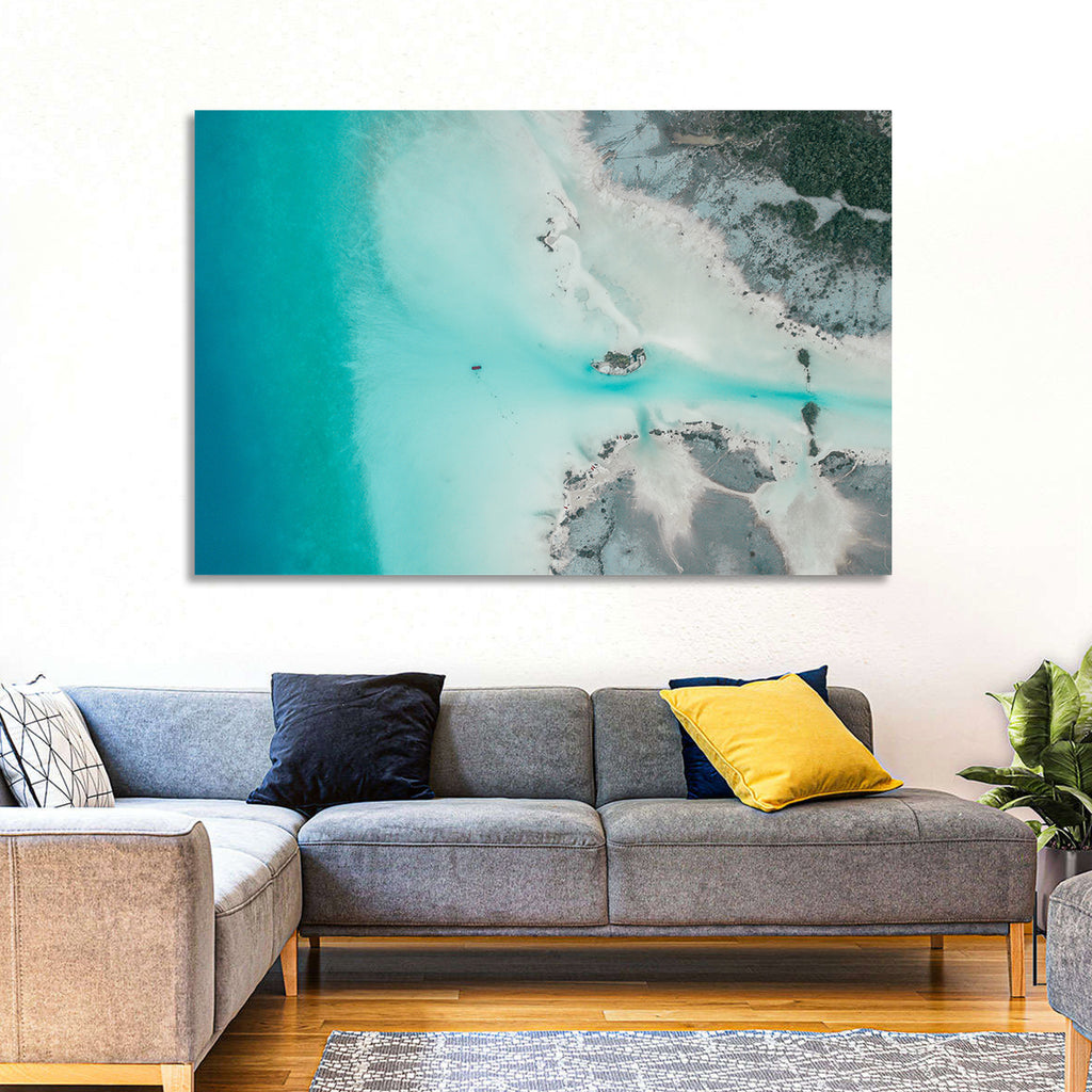 Bacalar Lagoon Aerial Wall Art